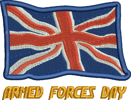 Armed Forces Day Embroidered polo shirt